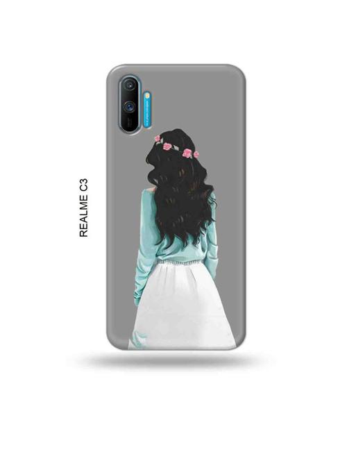 tweakymod designer printed hard case | tiara queen back cover compatible with realme c3 - 18976942 - Very Small Image - 1