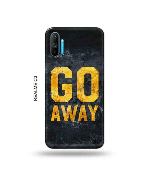 tweakymod designer printed hard case | go away back cover compatible with realme c3 - 18976997 - Very Small Image - 1