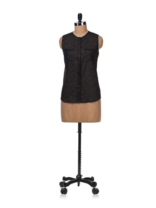 animal print sheer top - 18977 - Very Small Image - 1