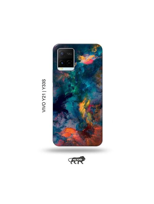 abstract colours back cover compatible with vivo y21, vivo y33s - 18977520 - Very Small Image - 1
