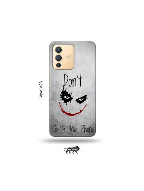 don't touch my phone back cover compatible with vivo v23 5g - 18977918 - Very Small Image - 1