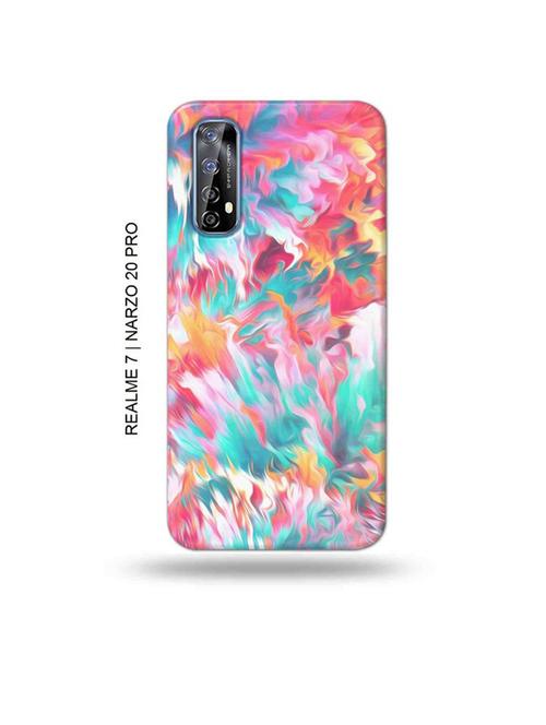 abstract back cover compatible with realme 7, realme narzo 20 pro, realme narzo 30 - 18981211 - Very Small Image - 1