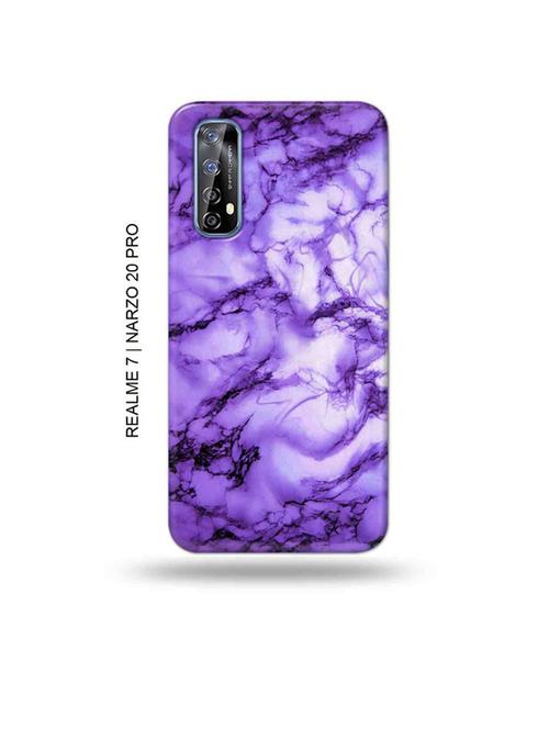 tweakymod designer printed hard case | marble back cover compatible with realme 7, realme narzo 20 pro, realme narzo 30 - 18981338 - Very Small Image - 1