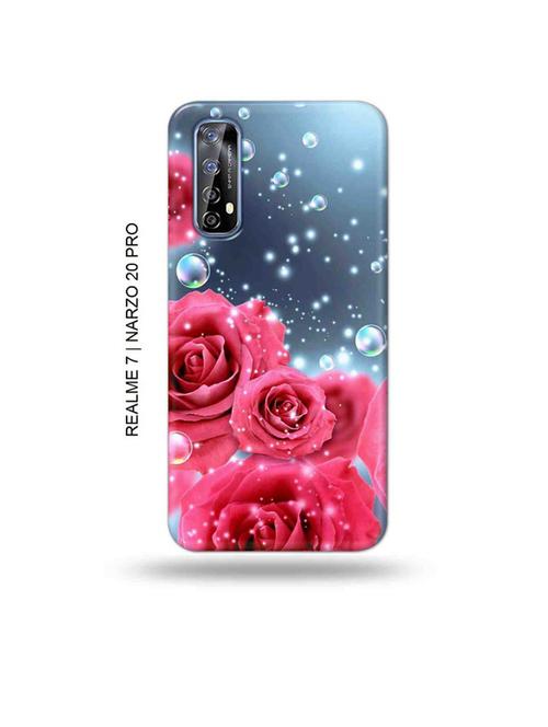 tweakymod designer printed hard case | flowers back cover compatible with realme 7, realme narzo 20 pro, realme narzo 30 - 18981405 - Very Small Image - 1