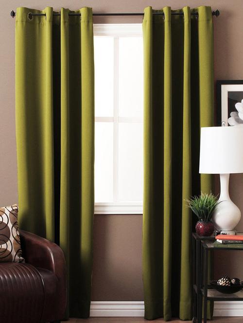 pack of 2 solid curtains - 18983793 - Very Small Image - 1