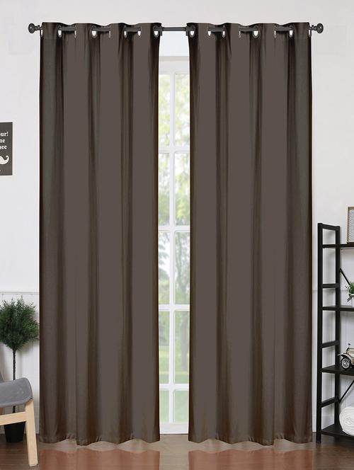pack of 2 solid curtains - 18983800 - Very Small Image - 1