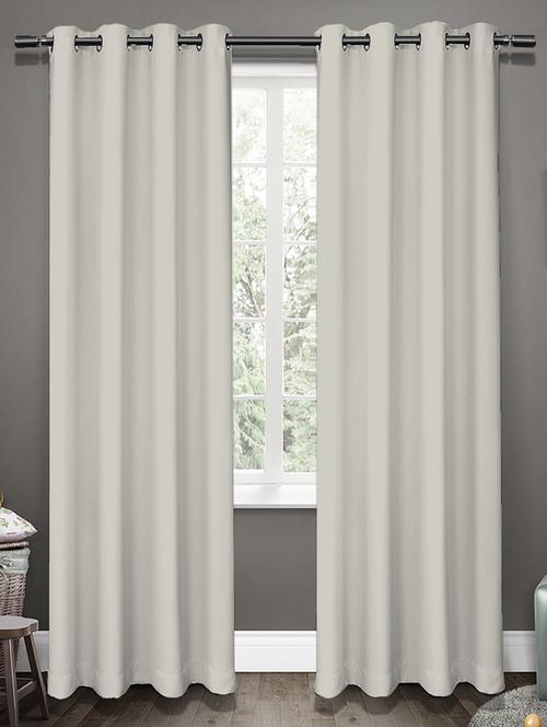 pack of 2 solid curtains - 18983939 - Very Small Image - 1