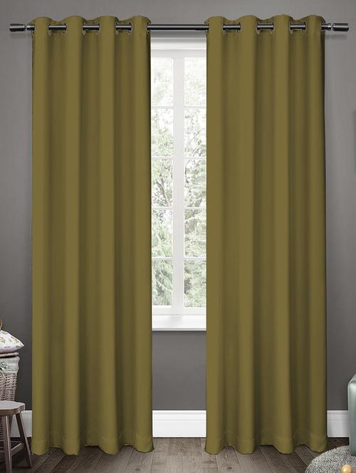 pack of 2 solid curtains - 18983958 - Very Small Image - 1