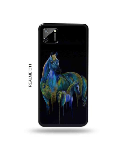 tweakymod designer printed hard case | horse back cover compatible with realme c11 - 18985660 - Very Small Image - 1