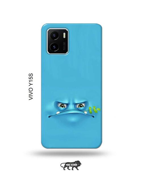 angry face back cover compatible with vivo y15s - 18985993 - Very Small Image - 1