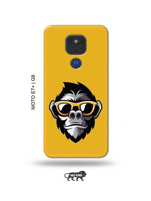 cool monkey back cover compatible with moto e7 plus, moto g9 - 18986570 - Very Small Image - 1