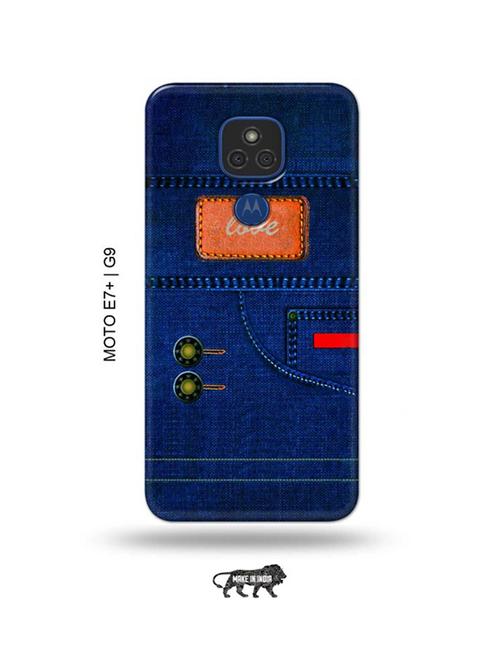 jeans love back cover compatible with moto e7 plus, moto g9 - 18986613 - Very Small Image - 1