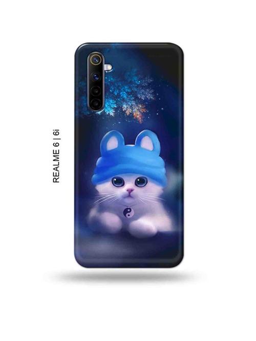 cute cat back cover compatible with realme 6, realme 6i - 18986910 - Very Small Image - 1