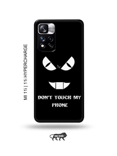 don't touch my phone back cover compatible with mi 11i, mi 11i hypercharge - 18987375 - Very Small Image - 1