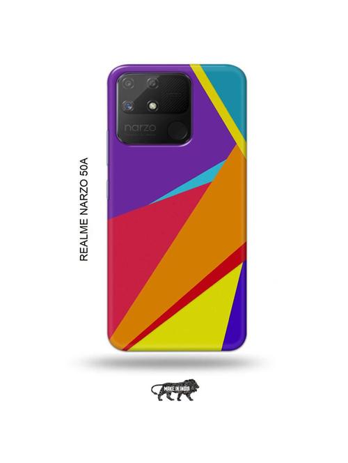 abstract strips back cover compatible with realme narzo 50a - 18987535 - Very Small Image - 1