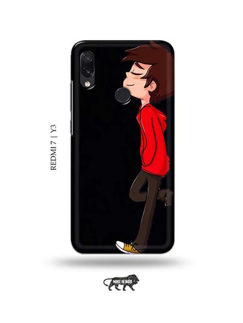 alone boy back cover compatible with redmi 7, redmi y3 - 18987728 - Very Small Image - 1