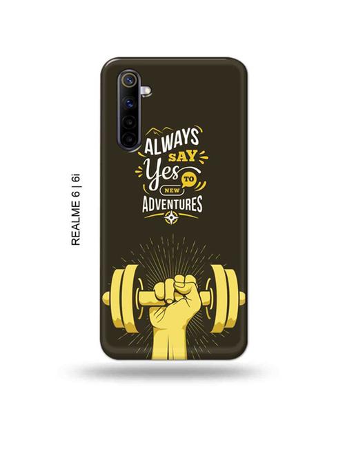 always say yes back cover compatible with realme 6, realme 6i - 18987799 - Very Small Image - 1