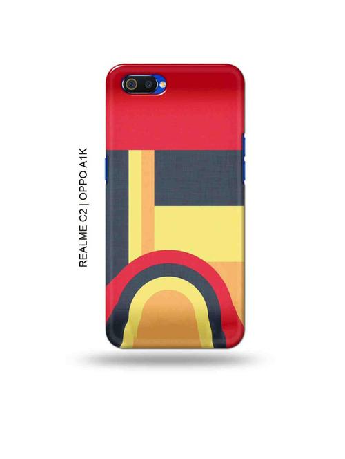 aztec back cover compatible with realme c2, oppo a1k - 18988381 - Very Small Image - 1