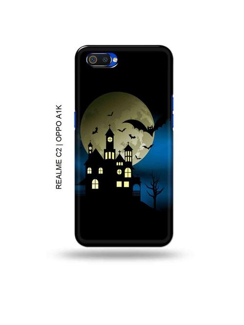night castle back cover compatible with realme c2, oppo a1k - 18988453 - Very Small Image - 1