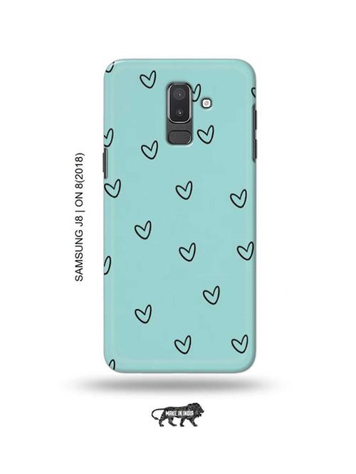 hearts back cover compatible with samsung j8, on8(2018) - 18988633 - Very Small Image - 1