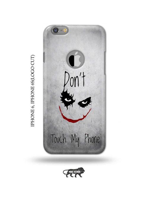 don't touch my phone back cover compatible with iphone 6, iphone 6s(logo cut) - 18989350 - Very Small Image - 1