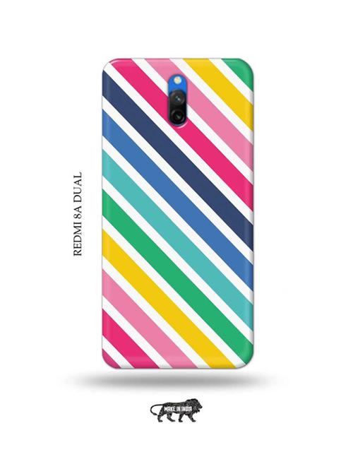 diagonal strips back cover compatible with redmi 8a dual - 18989590 - Very Small Image - 1