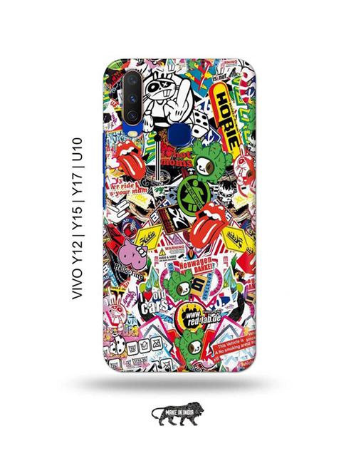 dope back cover compatible with vivo y12, vivo y15 (2019), vivo y17, vivo u10 - 18989785 - Very Small Image - 1