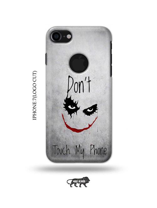 don't touch my phone back cover compatible with iphone 7(logo cut) - 18990103 - Very Small Image - 1