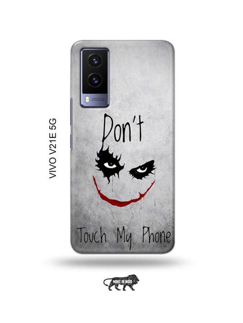 don't touch my phone back cover compatible with vivo v21e 5g - 18990604 - Very Small Image - 1