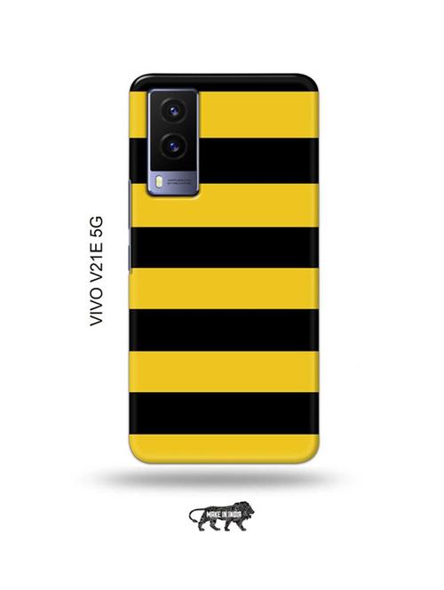 yellow strips back cover compatible with vivo v21e 5g - 18990651 - Very Small Image - 1