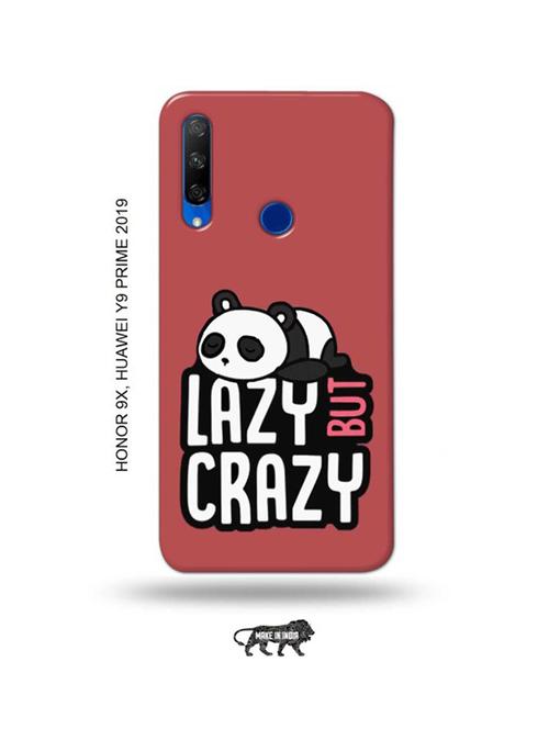 crazy panda back cover compatible with honor 9x, huawei y9 prime 2019 - 18991250 - Very Small Image - 1