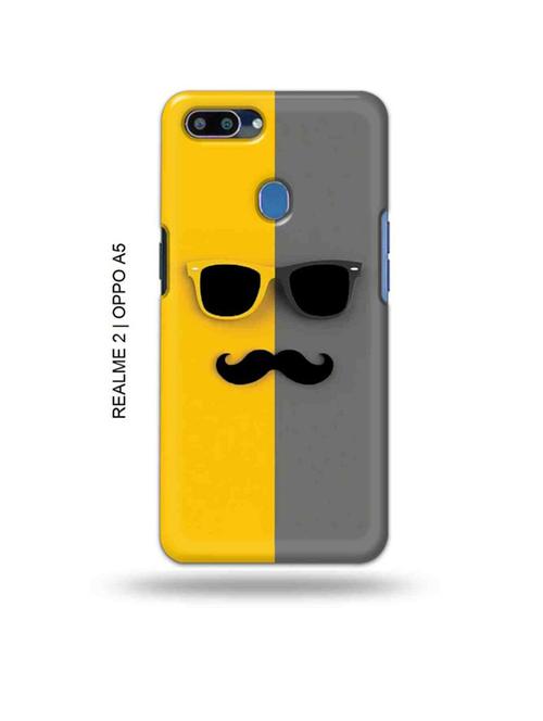 hipster back cover compatible with realme 2, oppo a5 - 18992868 - Very Small Image - 1