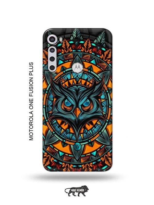 angry owl back cover compatible with motorola one fusion plus - 18993882 - Very Small Image - 1
