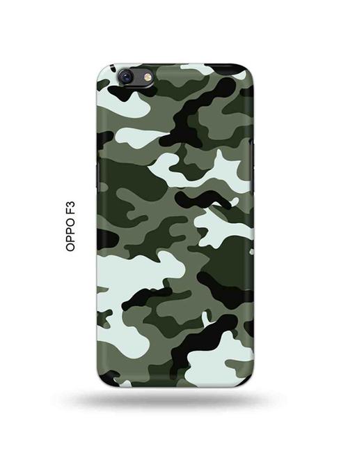 camouflage green back cover compatible with oppo f3 - 18995454 - Very Small Image - 1
