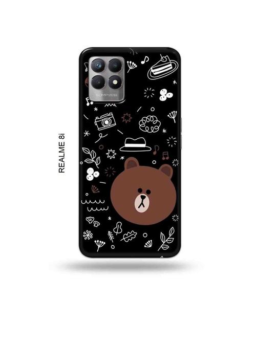 teddy back cover compatible with realme 8i, realme narzo 50 - 18995913 - Very Small Image - 1