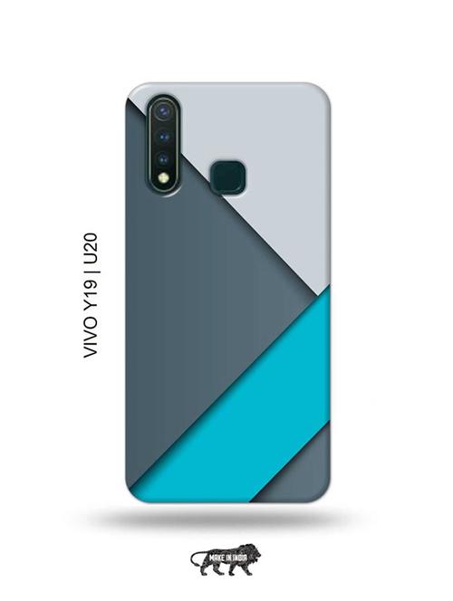 colour strips back cover compatible with vivo y19, vivo u20 - 18996656 - Very Small Image - 1
