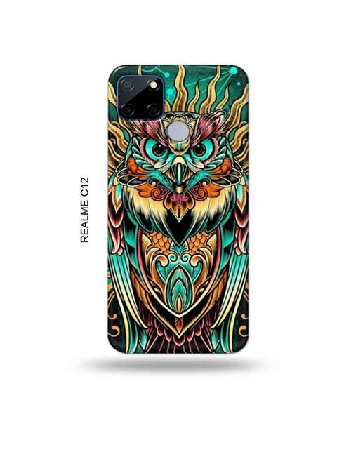 tripy owl back cover compatible with realme c12, c25, realme narzo 20, realme narzo 30a - 18997675 - Very Small Image - 1