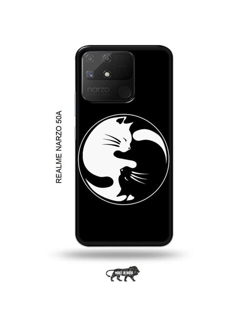 ninja cat back cover compatible with realme narzo 50a - 18999498 - Very Small Image - 1