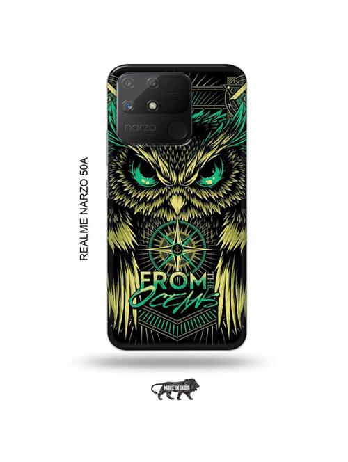 deadly owl back cover compatible with realme narzo 50a - 18999623 - Very Small Image - 1