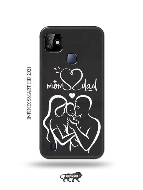 mom dad back cover compatible with infinix smart hd 2021 - 19001335 - Very Small Image - 1