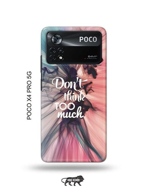 don't think too much back cover compatible with poco x4 pro 5g - 19003043 - Very Small Image - 1
