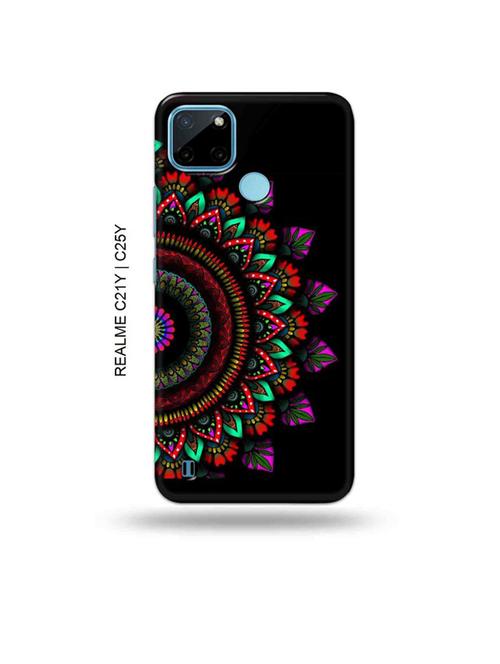 aztec cercle back cover compatible with realme c21y, realme c25y - 19005091 - Very Small Image - 1