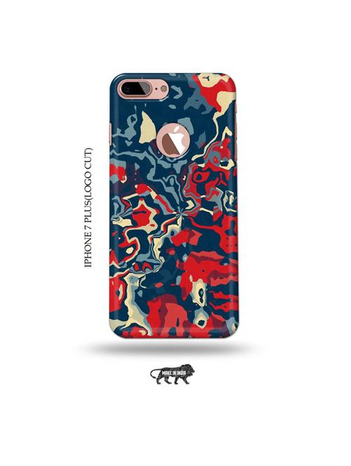 abstract red back cover compatible with iphone 7 plus(logo cut) - 19005497 - Very Small Image - 1