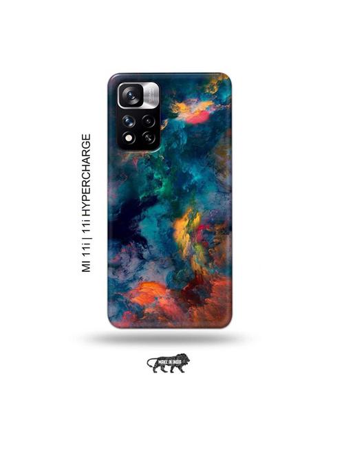 abstract colours back cover compatible with mi 11i, mi 11i hypercharge - 19007221 - Very Small Image - 1