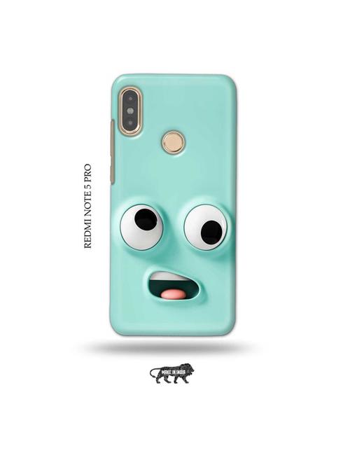  funny face emoji back cover compatible with redmi note 5 pro - 19008667 - Very Small Image - 1