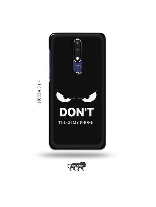 don't touch my phone back cover compatible with nokia 3.1 plus - 19009594 - Very Small Image - 1
