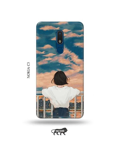 art scene back cover compatible with nokia c3 - 19010659 - Very Small Image - 1
