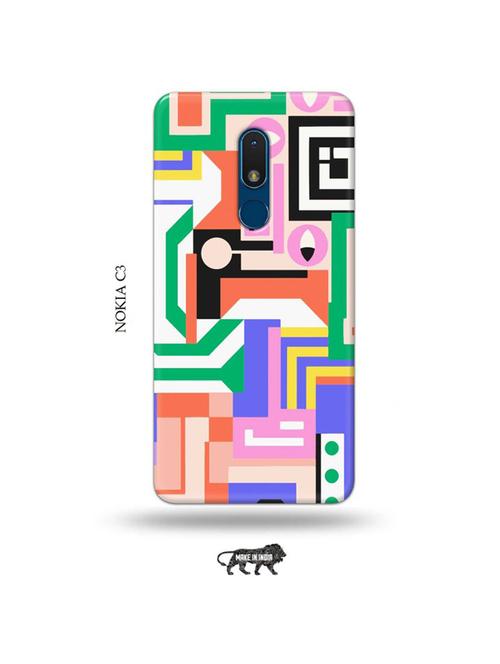 hologram boxes back cover compatible with nokia c3 - 19010705 - Very Small Image - 1