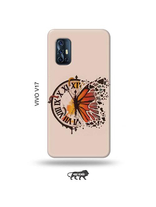 clock butterfly back cover compatible with vivo v17 - 19011758 - Very Small Image - 1