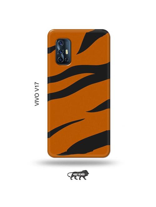 tiger strips back cover compatible with vivo v17 - 19011773 - Very Small Image - 1
